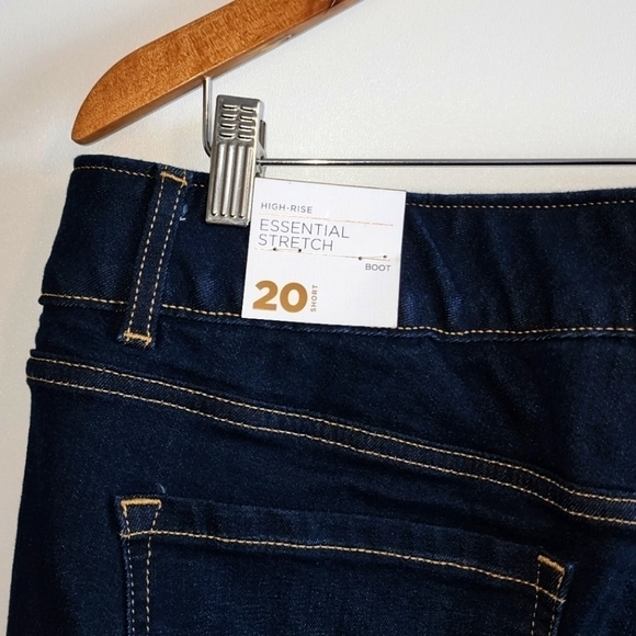 Lane Bryant Tighter Tummy Fit High-Rise Boot Jean- Dark Wash - Picture 5 of 5